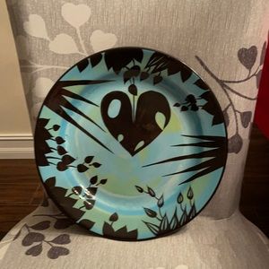 Evandale hand painted plate. Signed by Noble